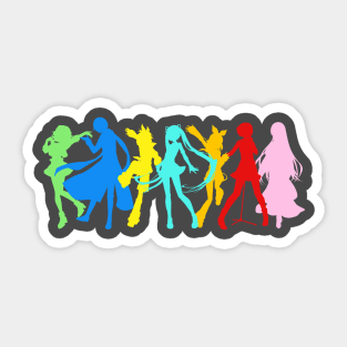 Vocaloid Group Silhouette Sticker